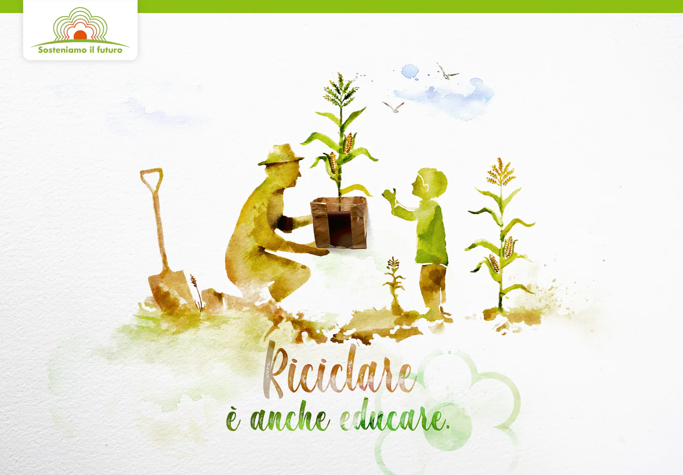 Copertina settembre: riciclare è anche educare
